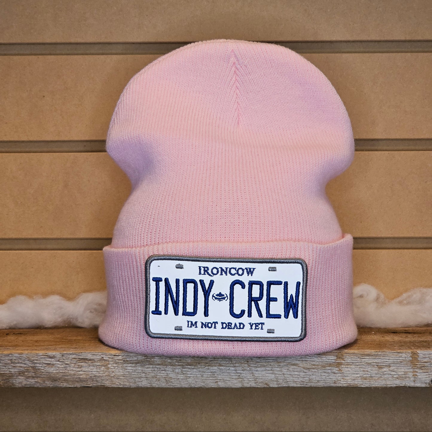 Cuff Beanie - INDY-CREW Plate Patch