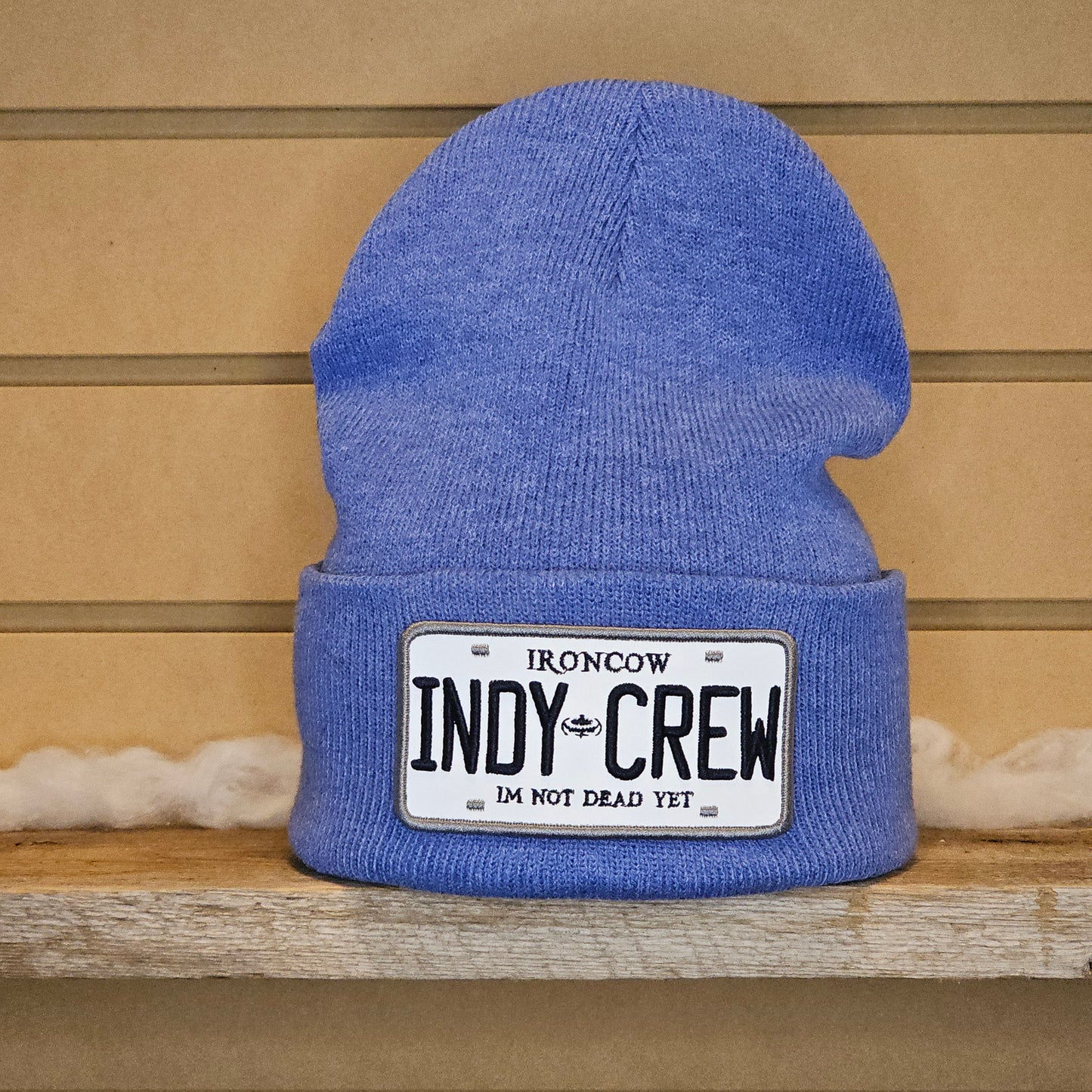 Cuff Beanie - INDY-CREW Plate Patch