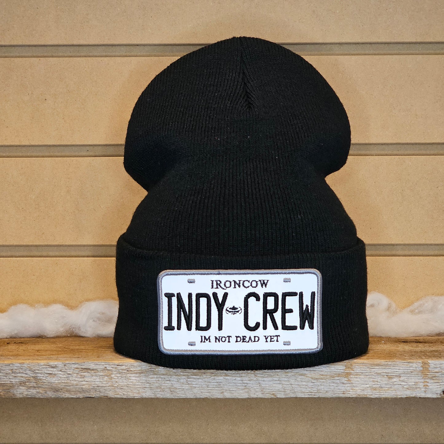 Cuff Beanie - INDY-CREW Plate Patch