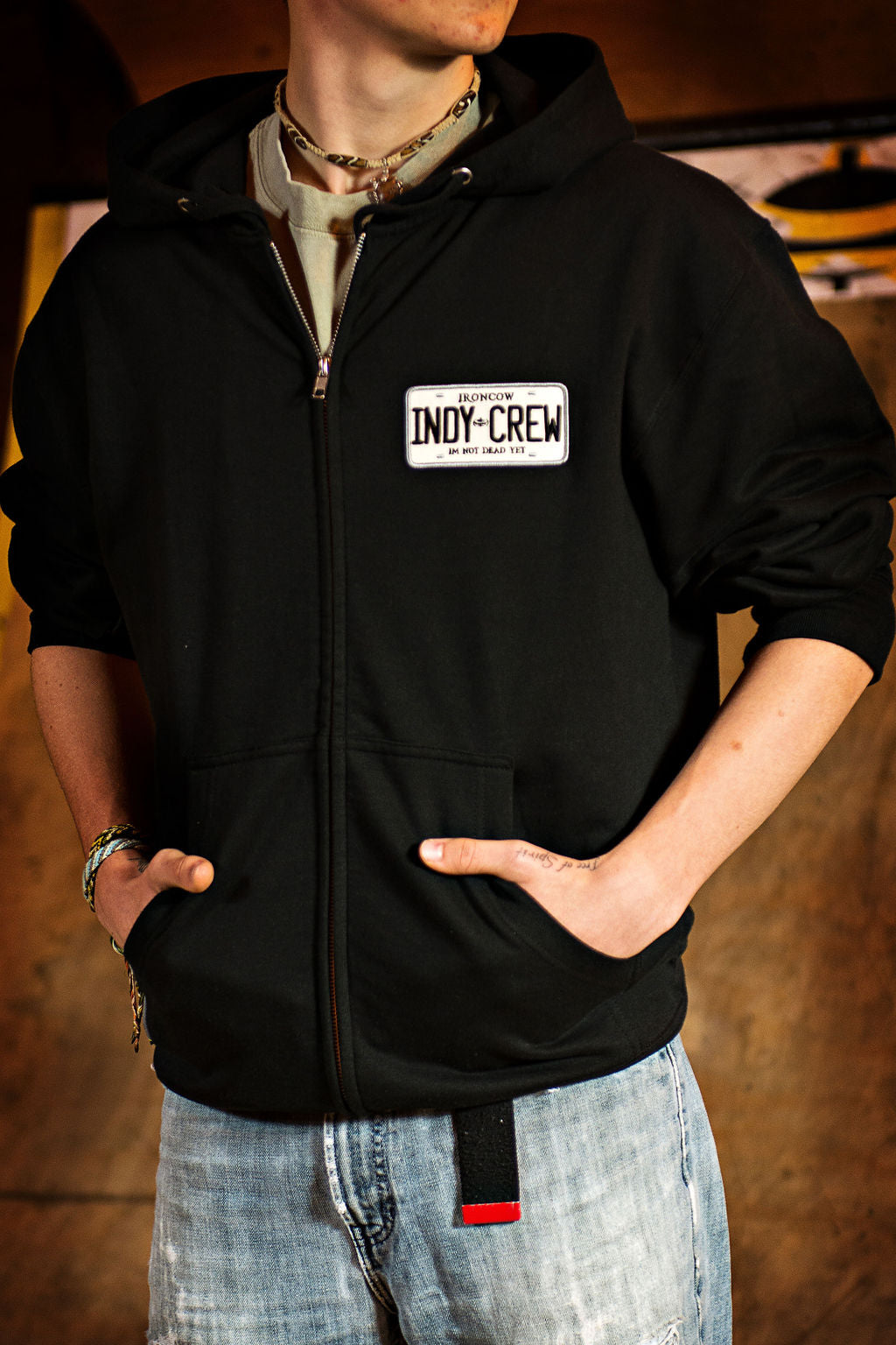 Patch Zip Hood