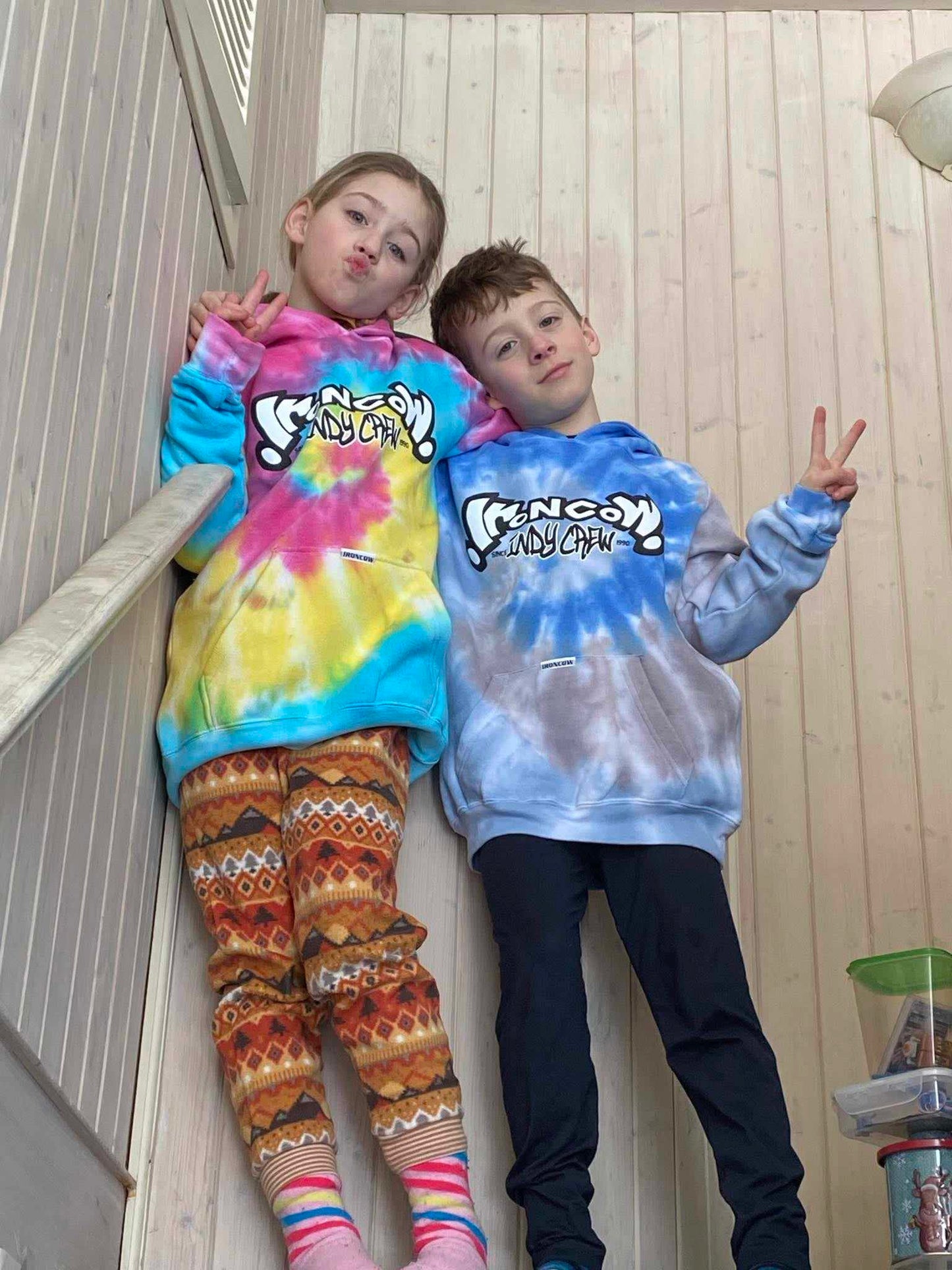 Youth Indy Crew Tye-Dye Hoodie