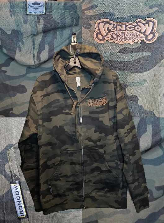 Camo Zip Hood