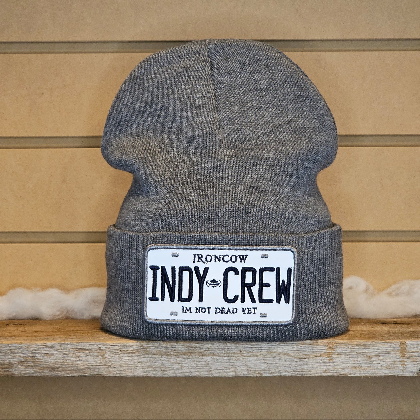 Cuff Beanie - INDY-CREW Plate Patch